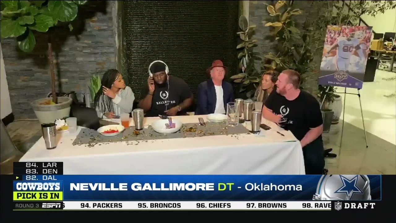 NFL draft: Oklahoma's Neville Gallimore achieves his dream - Los