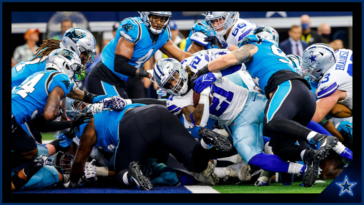 Dallas Cowboys' Nahshon Wright (25) defends as safety Markquese