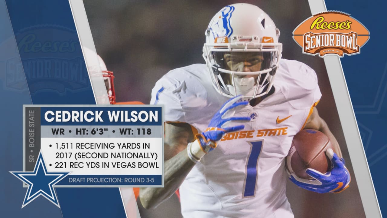 Boise State WR Cedrick Wilson has decent day at NFL combine