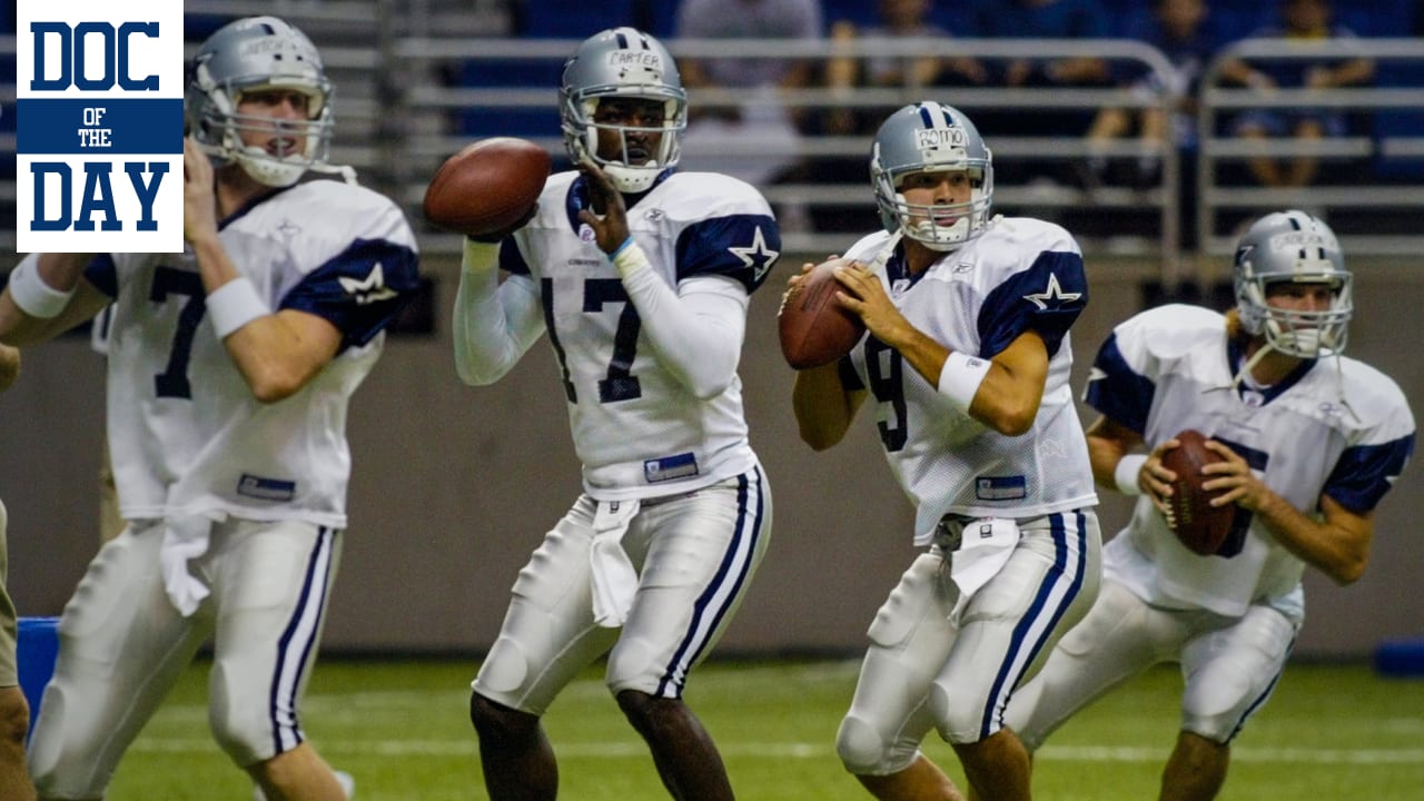 Tony Romo attempts to sneak into Cowboys' minicamp team drills by