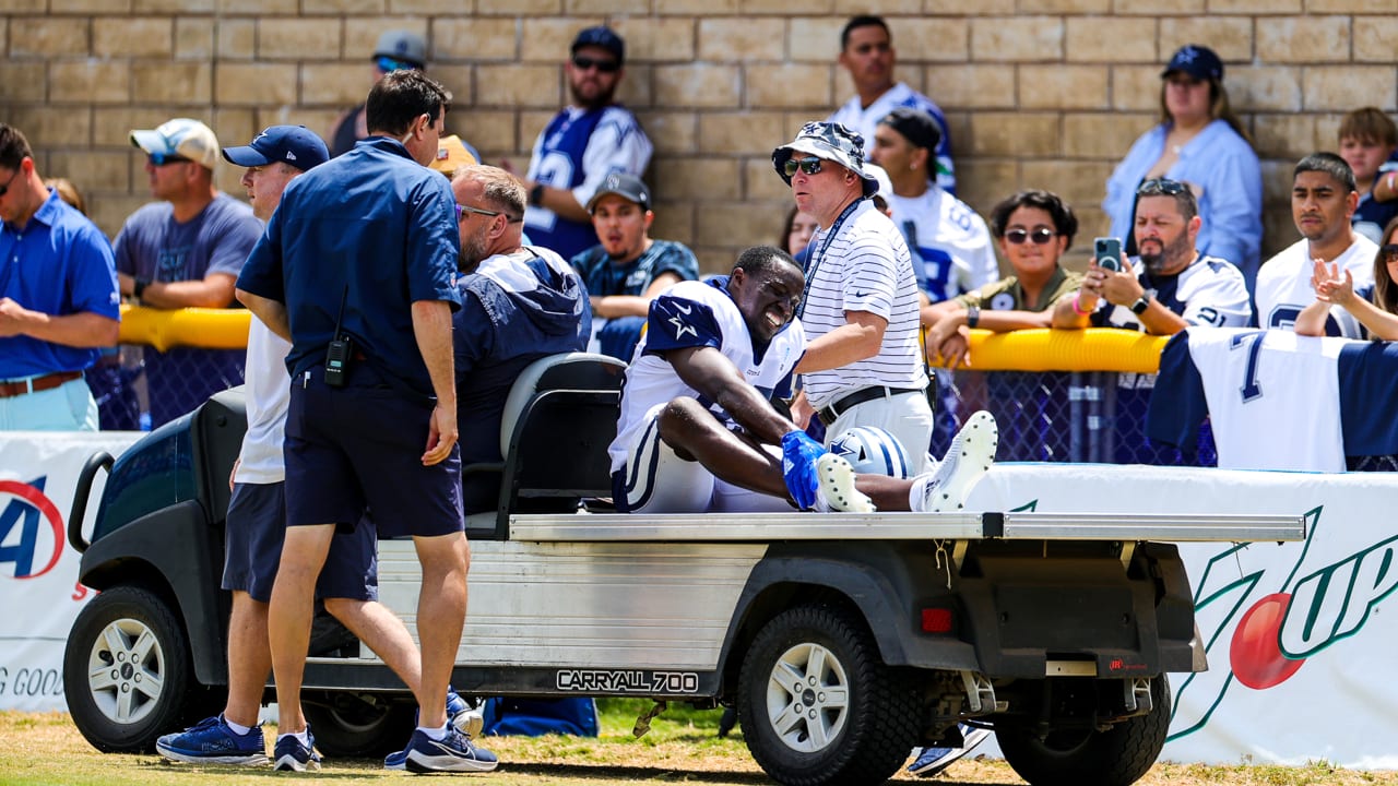 Photos: Cowboys training camp heats up with first practice in pads