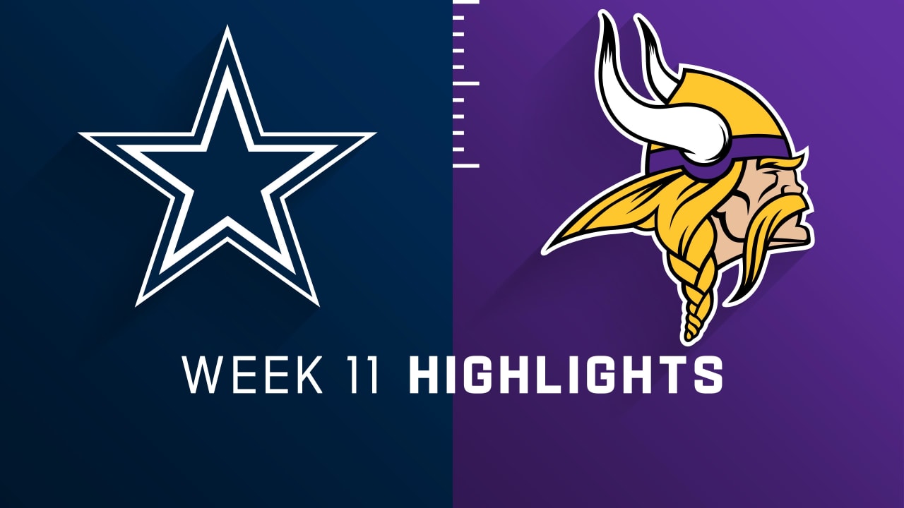 How to watch, live stream Cowboys-Vikings in Week 11