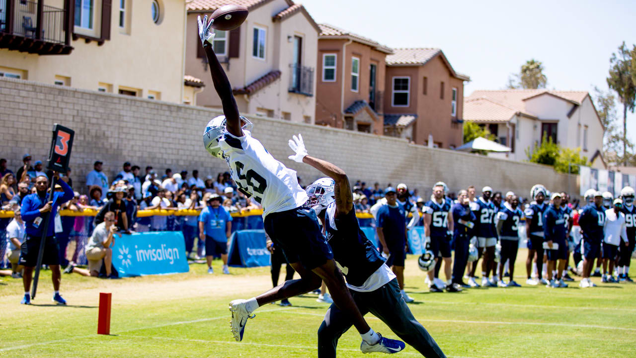 LA Rams and Chargers Fans Face Off At Rams Training Camp 2019