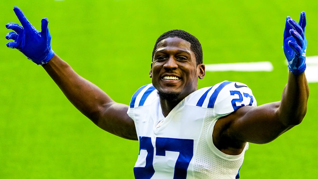 Indianapolis Colts CB Xavier Rhodes reacts to having highest PFF