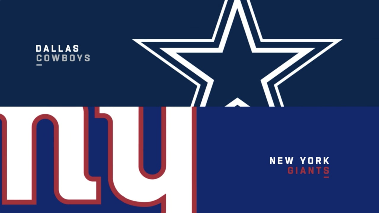 Dallas Cowboys - New York Giants: Game time, TV Schedule and where to watch  the Week 1 NFL Game