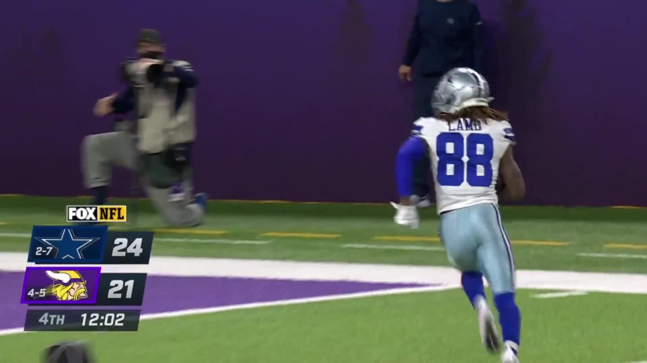 Ceedee Lamb Two Point Conversion Vs Vikings