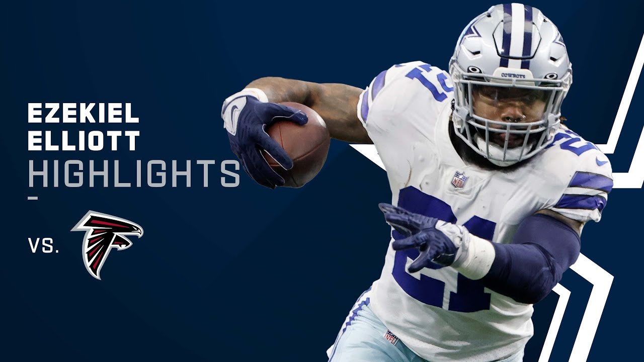 Ezekiel Elliott Best Plays vs Falcons Week 10