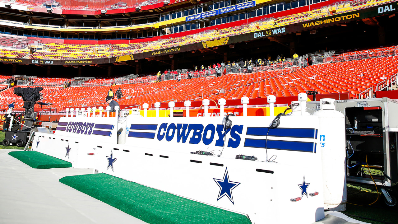 Cowboys-Washington rivalry: Dallas flies in its own sideline benches to  FedEx Field