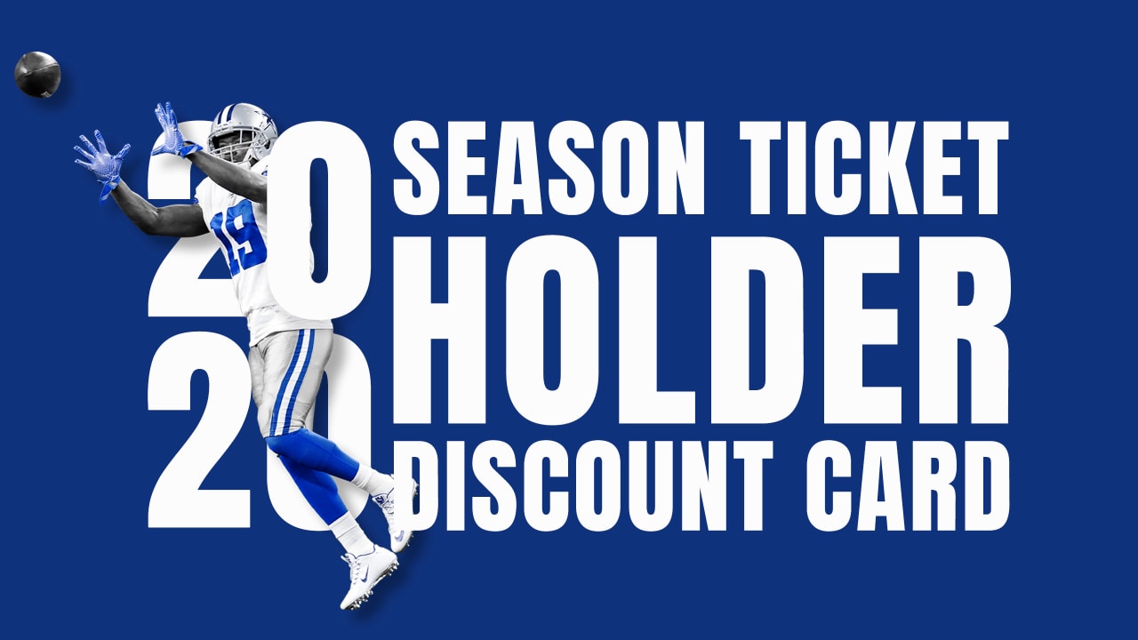 Season Ticket Holder Discount Card