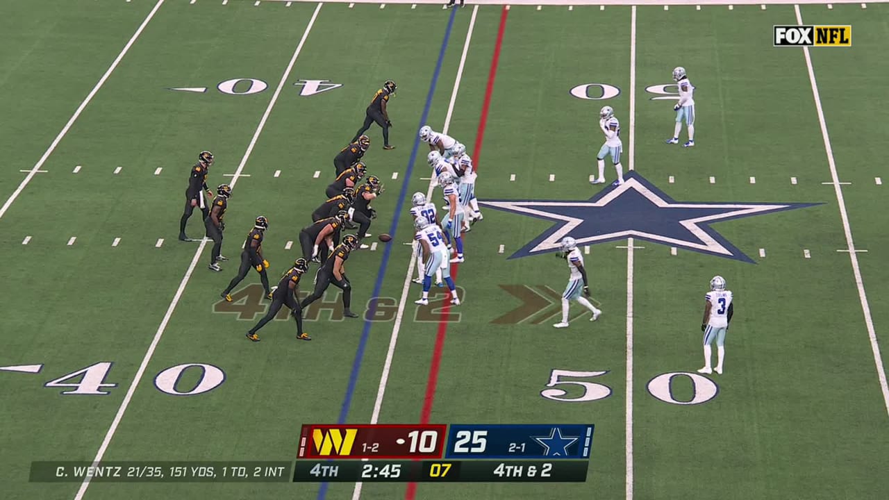 Washington Commanders 10-25 Dallas Cowboys, NFL highlights, Video, Watch  TV Show