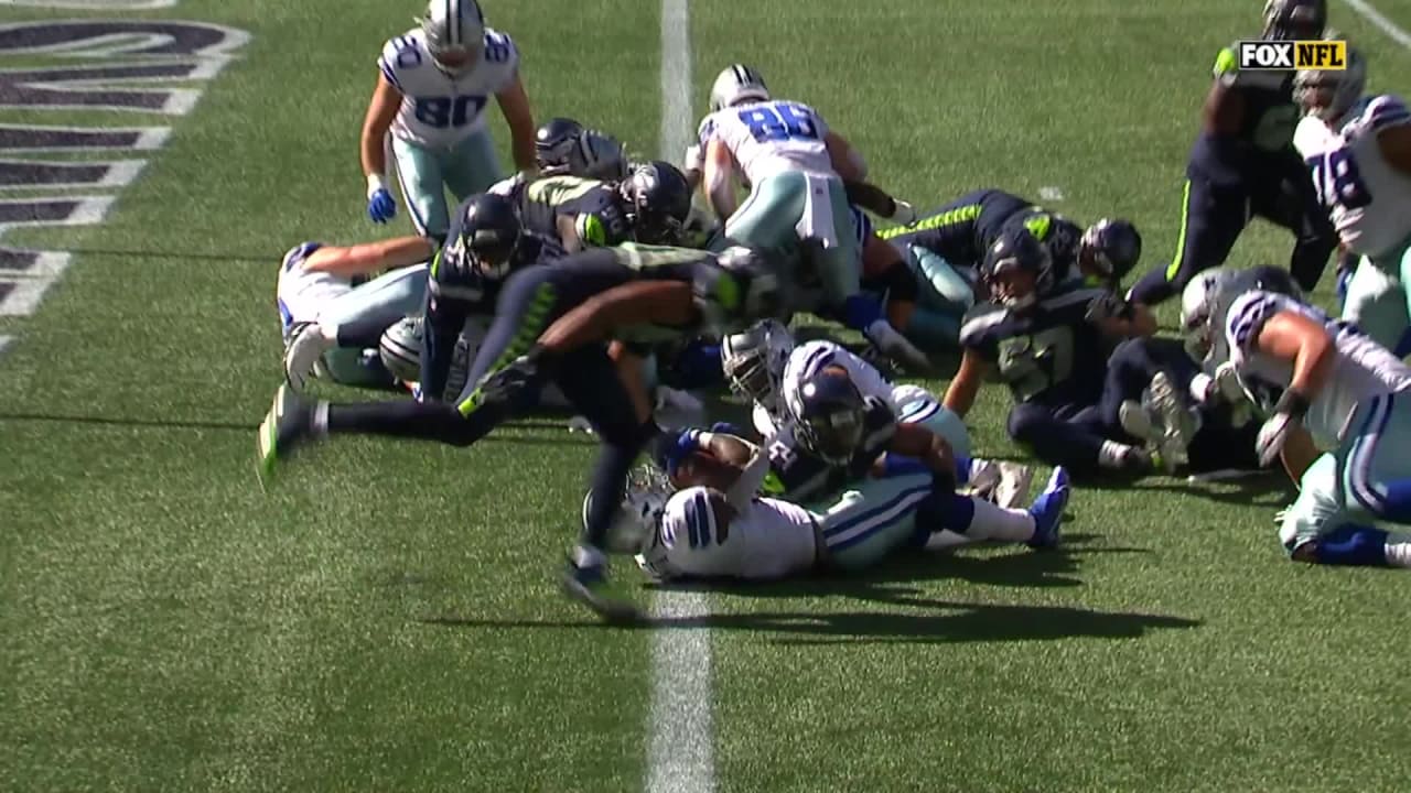 Ezekiel Elliott rushes for a 1-yard TD vs Seahawks