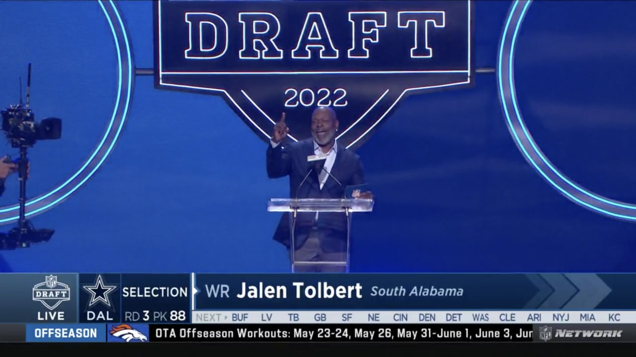 Reactions From the Cowboys Selecting South Alabama WR Jalen Tolbert with  the 88th Pick ✭ Inside The Star