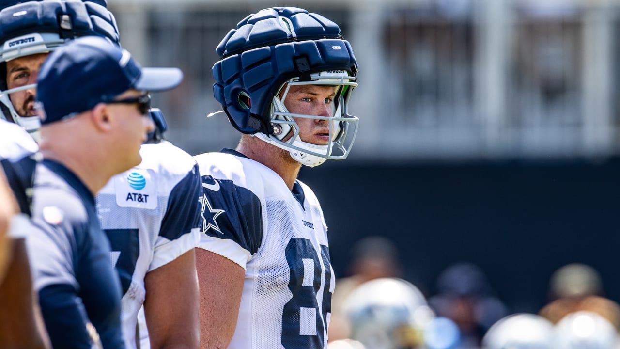 Dallas Cowboys' SecondRound Pick Luke Schoonmaker Makes Camp Debut