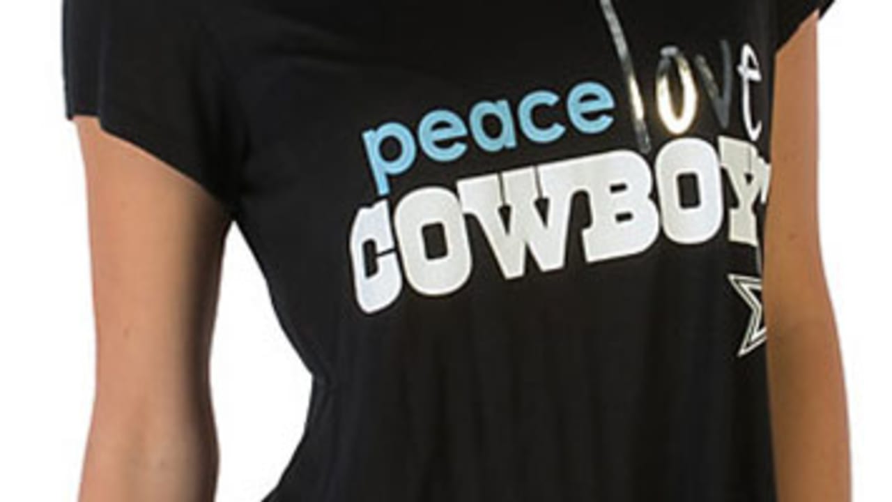 Dallas Cowboys Shirt, Peace Love Cowboys, Unisex