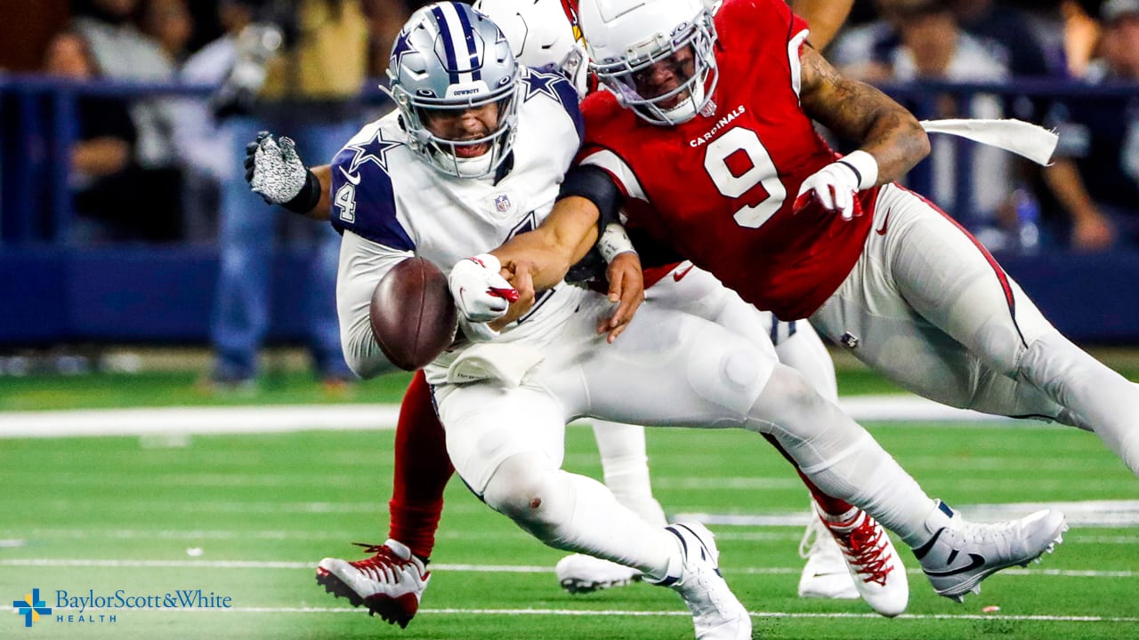 Cowboys' rough week concludes with mistake-filled loss to Cardinals