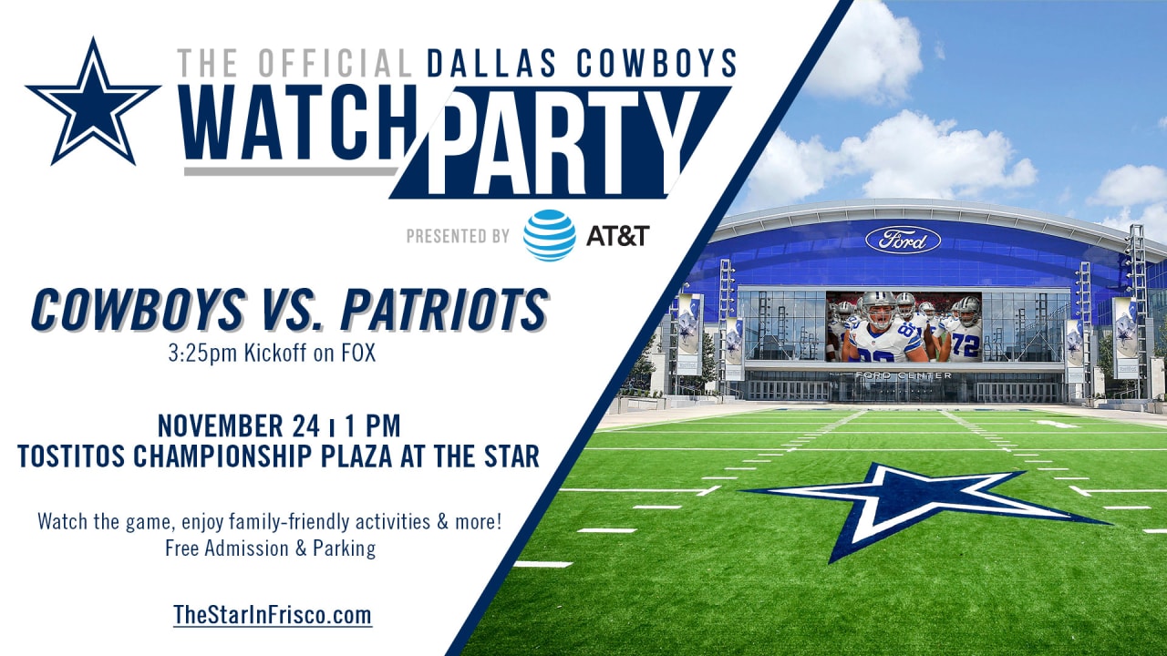 Cowboys To Host Free Watch Party Sunday