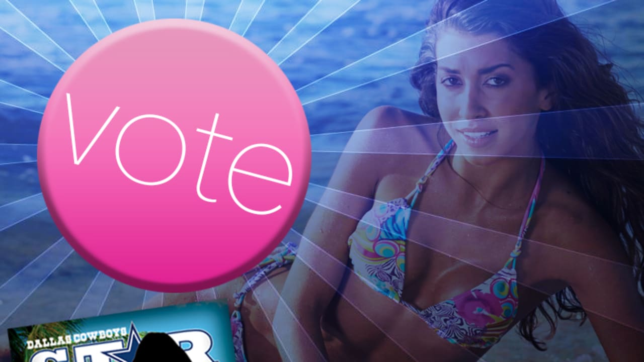 Vote for the Dallas Cowboys Cheerleaders swimsuit image you think is cover -worthy