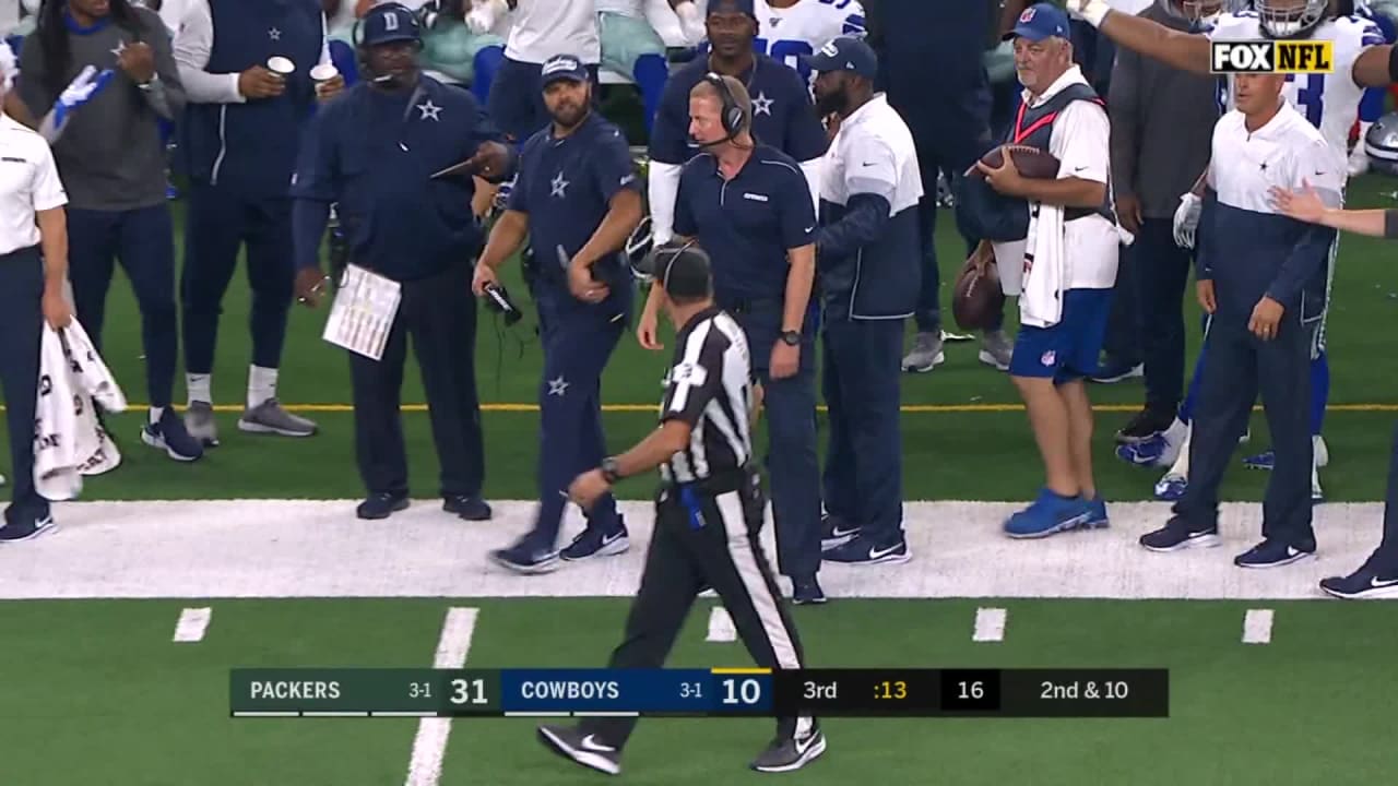 Garrett Penalized After Throwing Challenge Flag