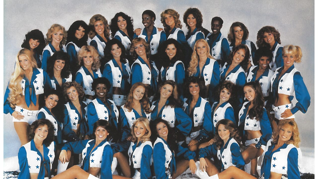 1978 Dallas Cowboys Cheerleaders photo AJD NFL Team Caps Hats vintage print  Ad