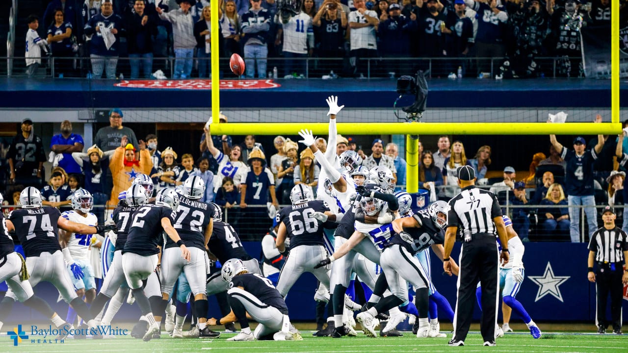 Raiders 36-33 Cowboys: Raiders vs Cowboys: Thanksgiving Football