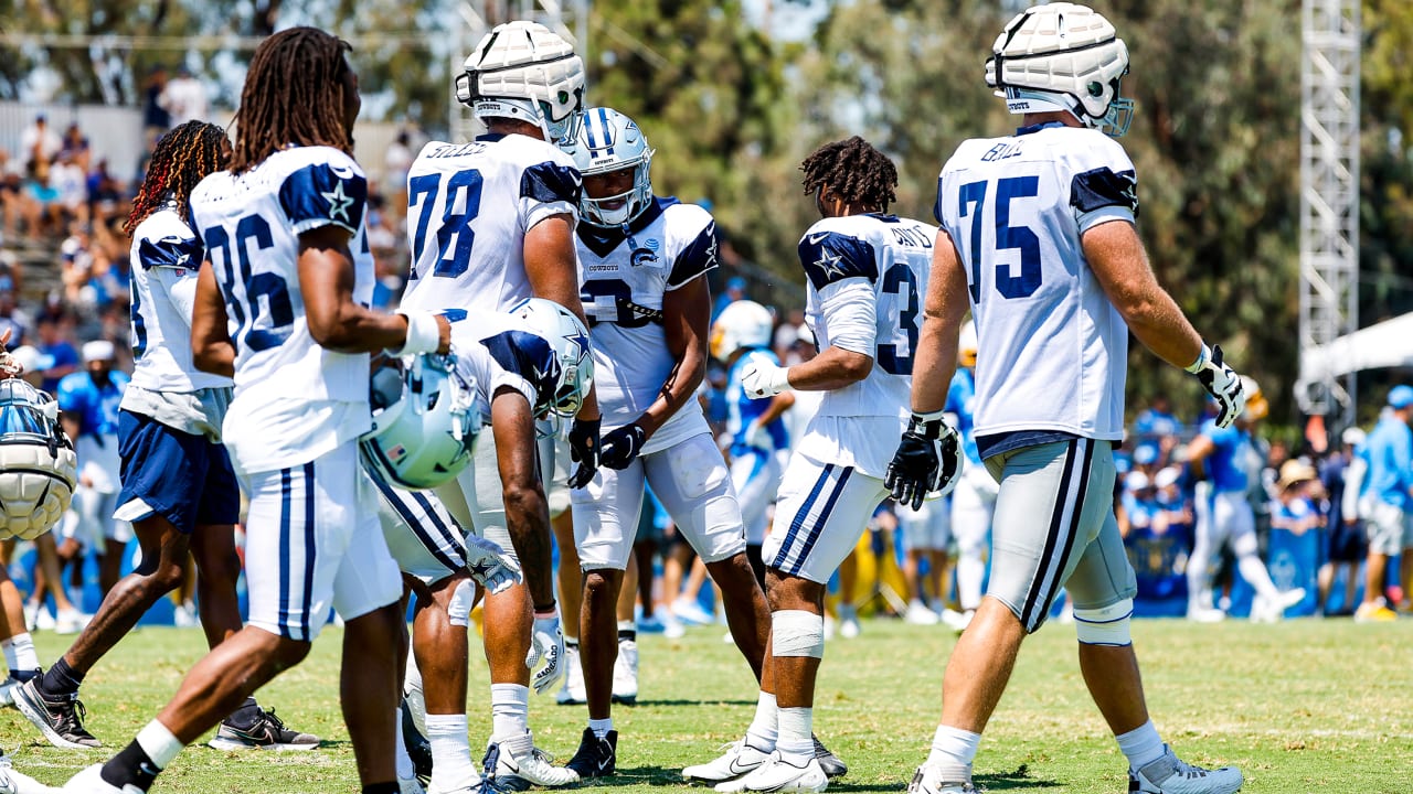 Dak Prescott and CeeDee Lamb visit squad at UCLA