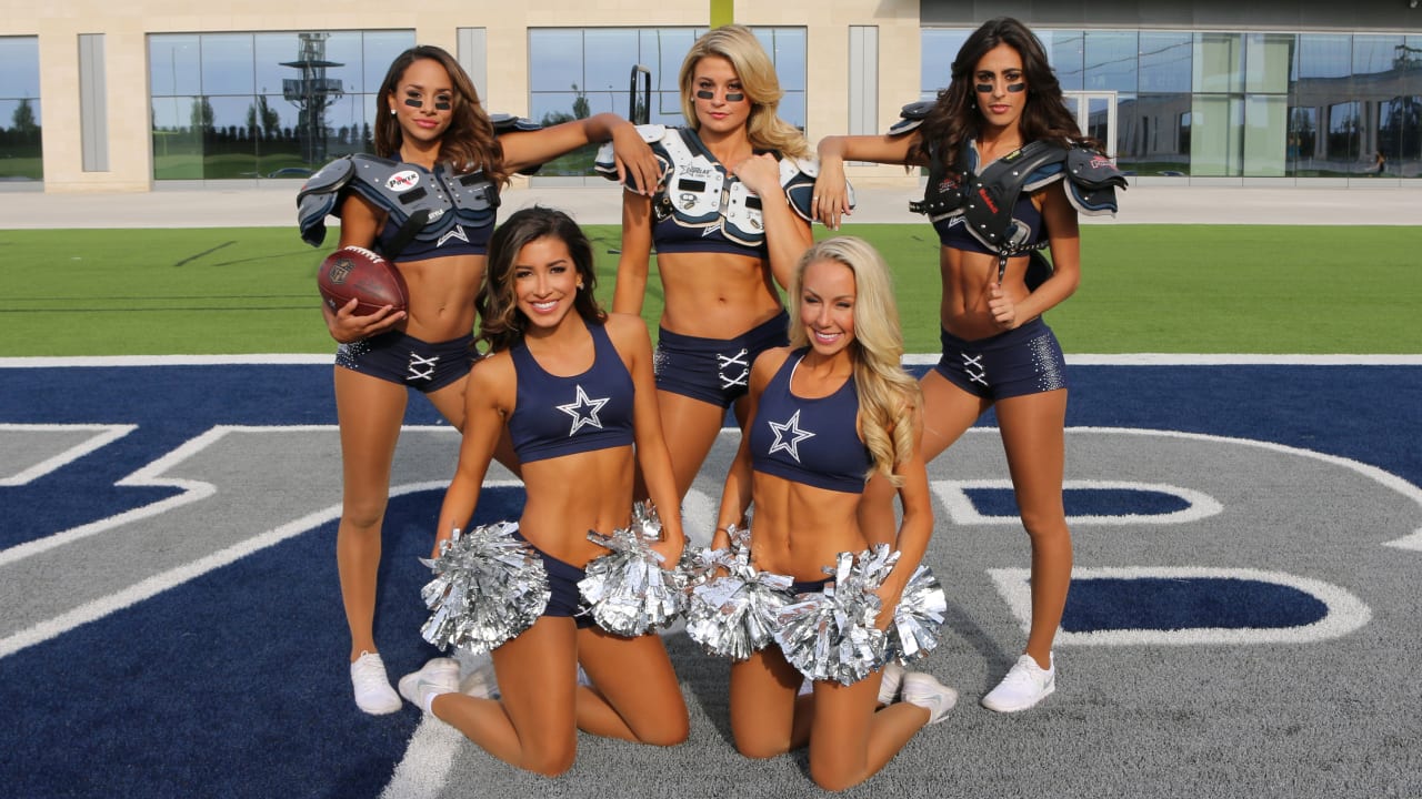 dallas cowboys cheerleaders winter uniforms