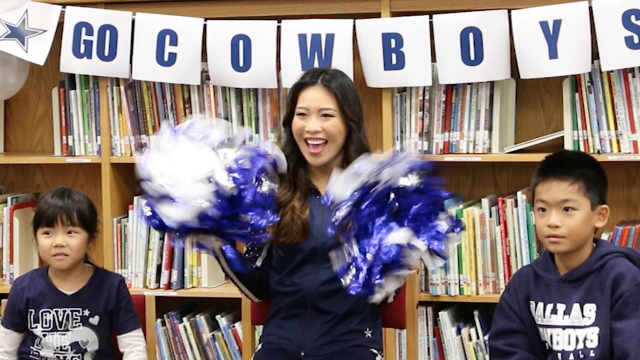 Dallas Cowboys cheerleaders visit Yokota