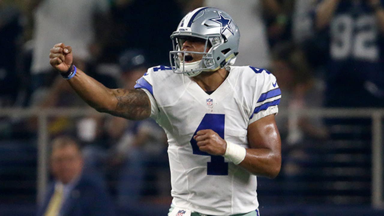 Cowboys' Dak Prescott throws first TD pass in 340 days