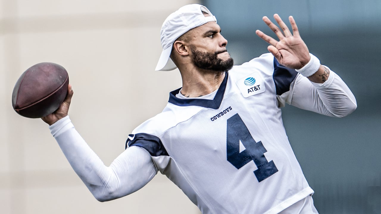 Dallas Cowboys quarterback Dak Prescott says he's in great shape