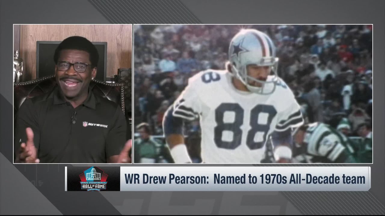 Dallas Cowboys WR Drew Pearson in Pro Football Hall of Fame