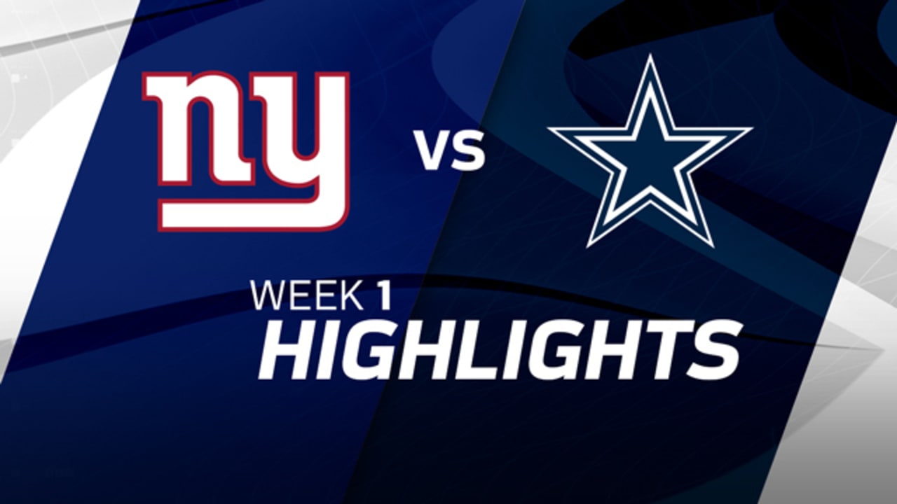 New York Giants vs. Dallas Cowboys Week 1: Postgame Recap