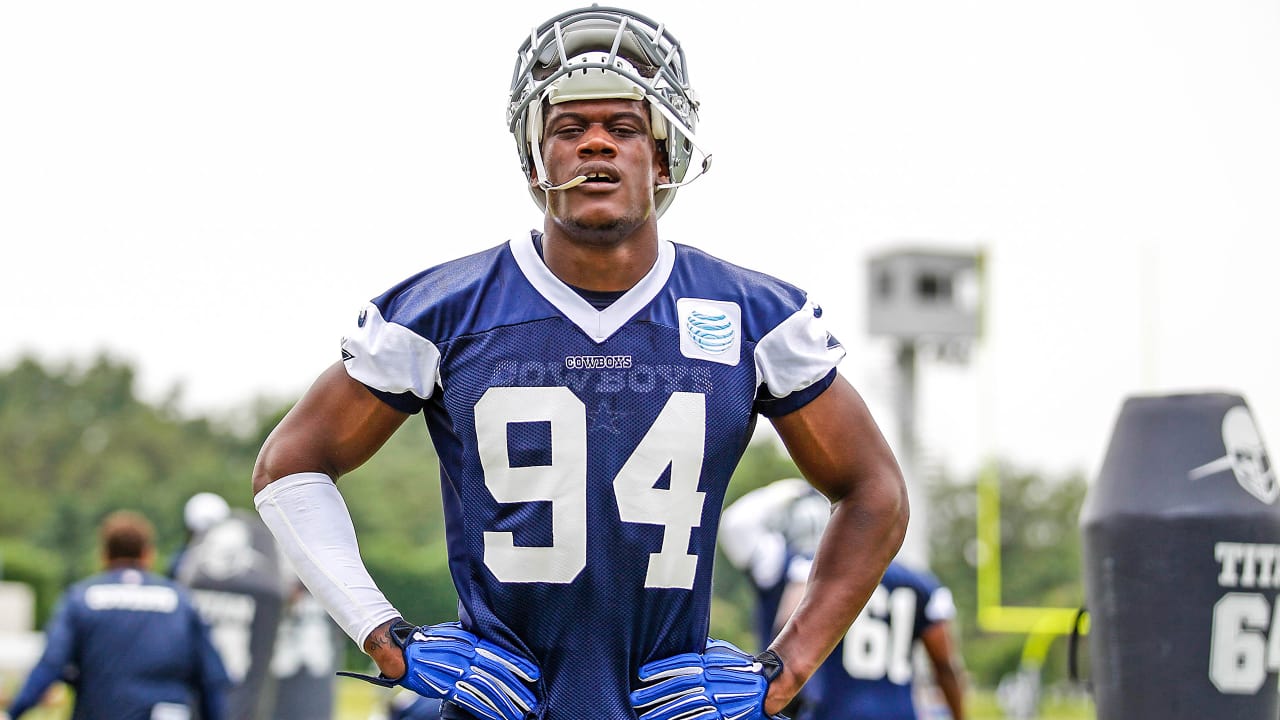 Dallas Cowboys defensive end Randy Gregory (94) plays against the