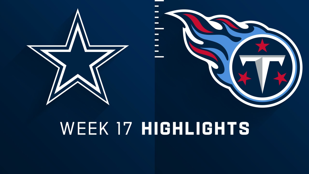 Cowboys vs Titans Highlights Week 17