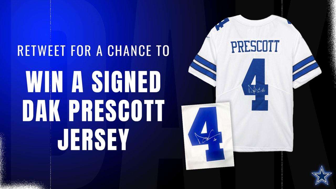 dak prescott autographed jersey