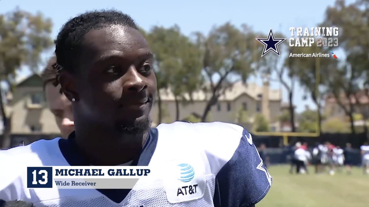 Michael Gallup Talks Strengths in the Dallas Cowboys' Wide Receiver Room  This Year