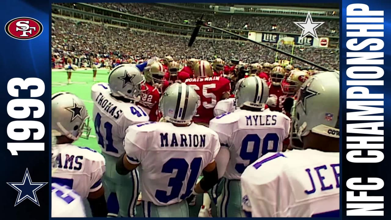 1993 DALLAS COWBOYS vs SAN FRANCISCO 49ers NFC CONF. CHAMPIONSHIP