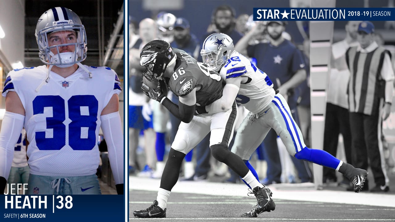 Arlington, Texas, USA. 24th August, 2019. Dallas Cowboys linebacker  Leighton Vander Esch (55) and Dallas Cowboys safety Jeff Heath (38) take a  knee for a player injury during an NFL football game