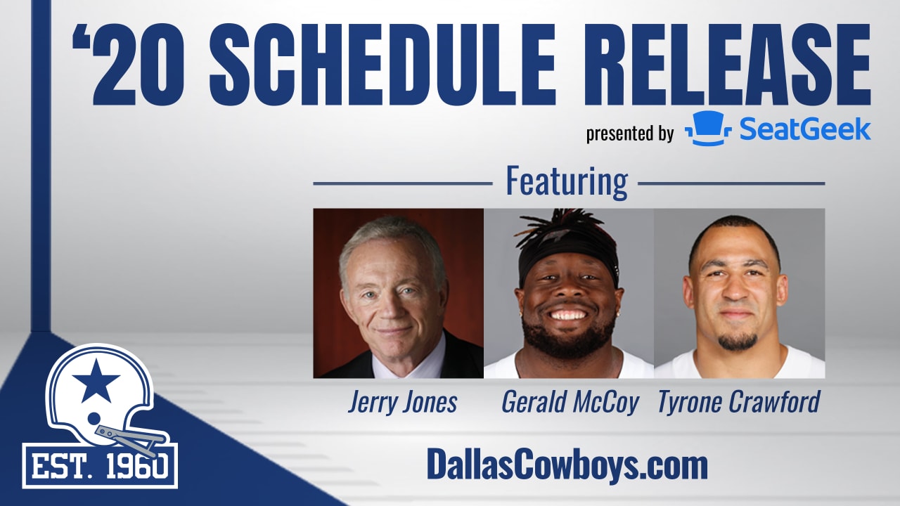 Dallas Cowboys Schedule Release Show 2020