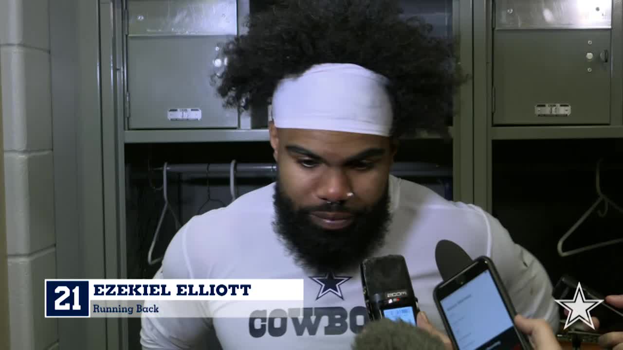 RB Ezekiel Elliott shares his thoughts on the team's running game feel...