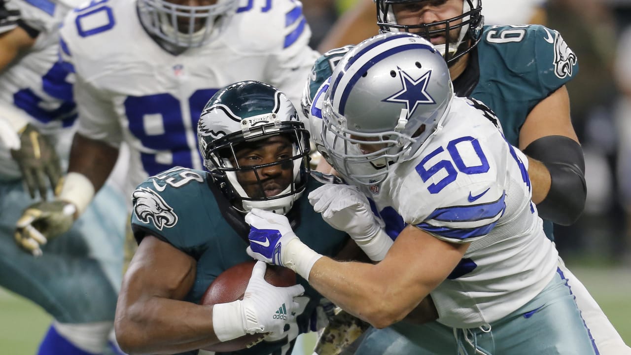 Philadelphia Eagles linebacker Stuart Bradley #55 during a