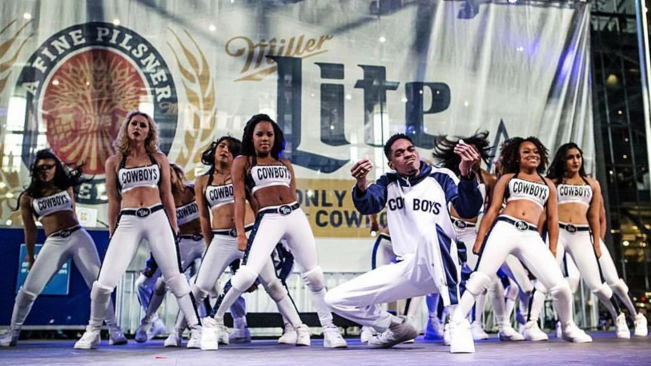 Dallas Cowboys Rhythm And Blue Dancers Playoff Style