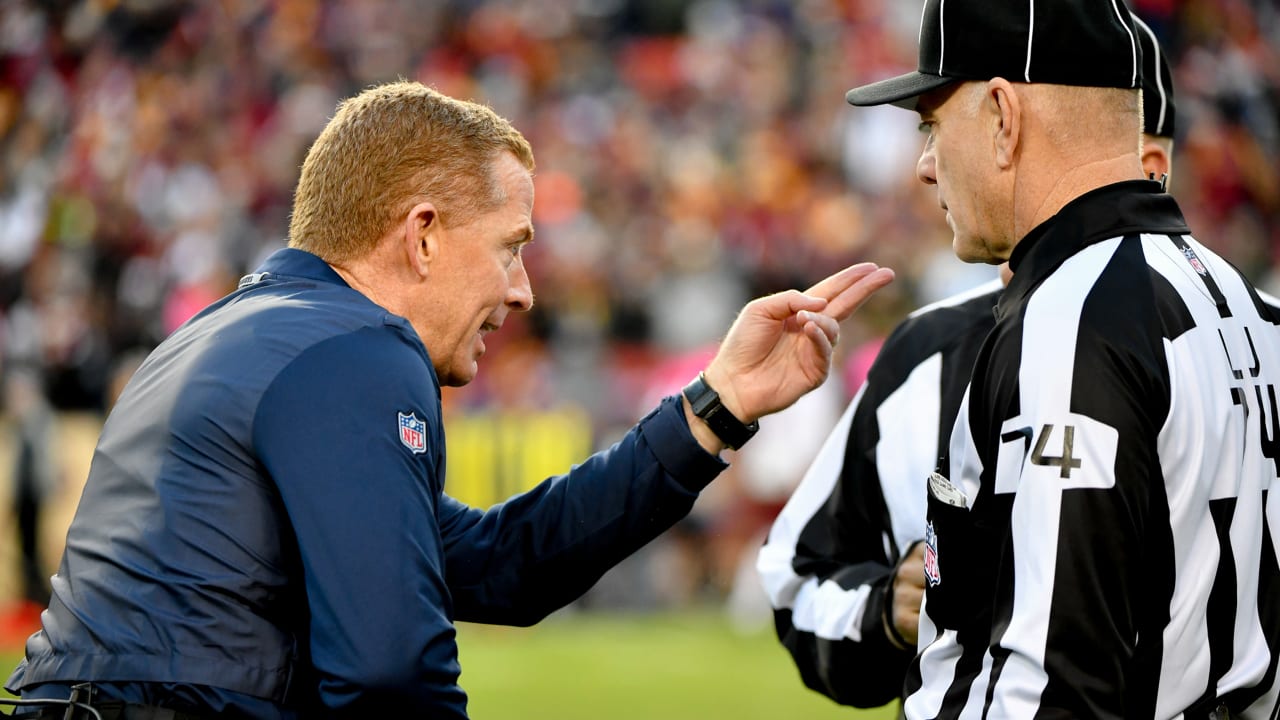 Green Bay Packers coach Mike McCarthy calls for an instant replay