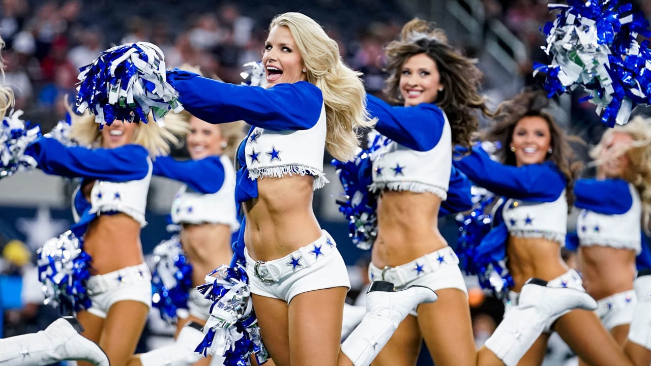 Dallas Cowboys Cheerleaders at football games