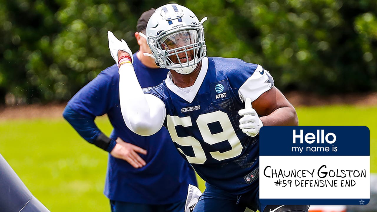 Cowboys sideline exclusive: Why Chauncey Golston had to wait to get his game  ball vs. NE