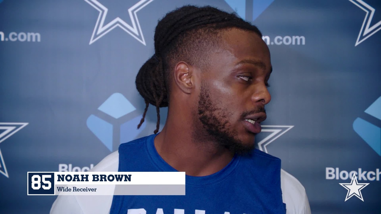 Dallas Cowboys wide receiver Noah Brown of Flanders comes home