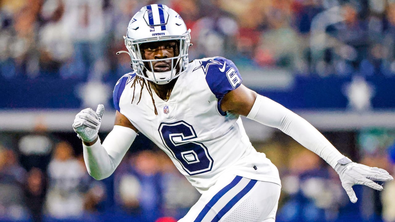 Dallas Cowboys safety Donovan Wilson (6) pictured before an NFL