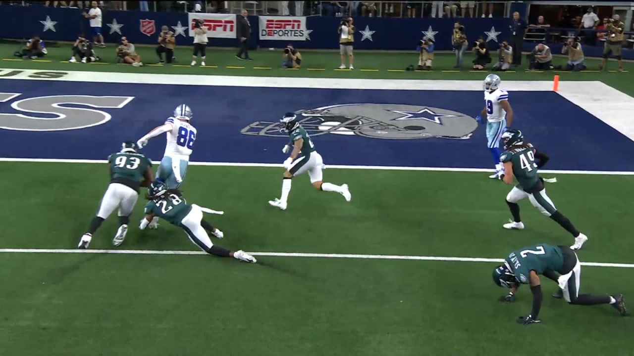 Cowboys TE Dalton Schultz Breaks Through Tackles For Touchdown In