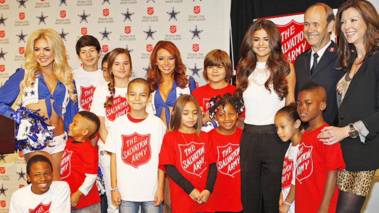 Dallas Cowboys and Jonas Brothers Kick Off Salvation Army Red Kettle  Campaign With Live Halftime Performance