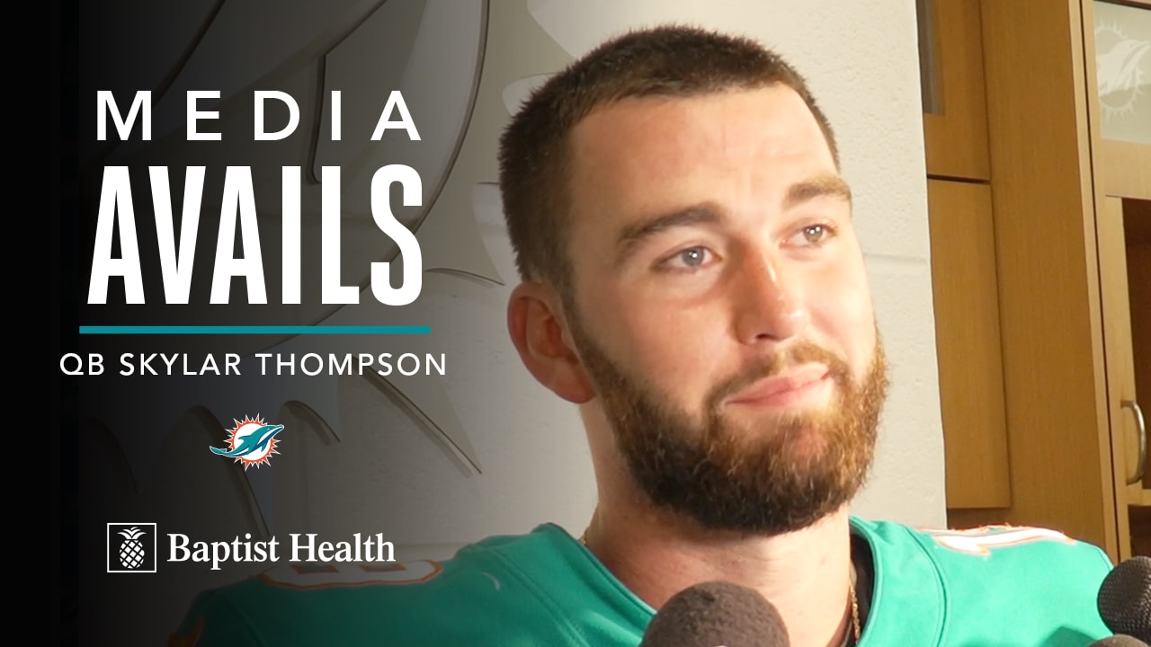 Skylar Thompson shares emotional call with dad after making Dolphins