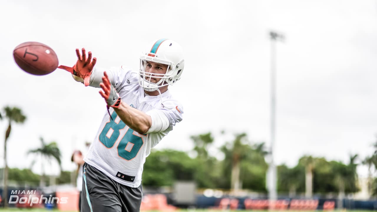 MEDIA AVAILABILITY  Tight End Mike Gesicki meets with the media